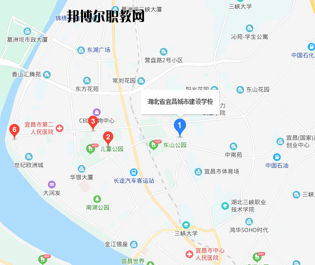 湖北宜昌城市建設學校地址在哪里