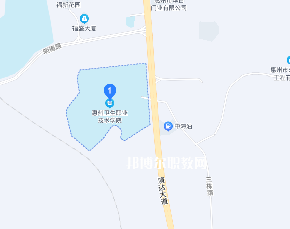 惠州衛(wèi)生學校地址在哪里