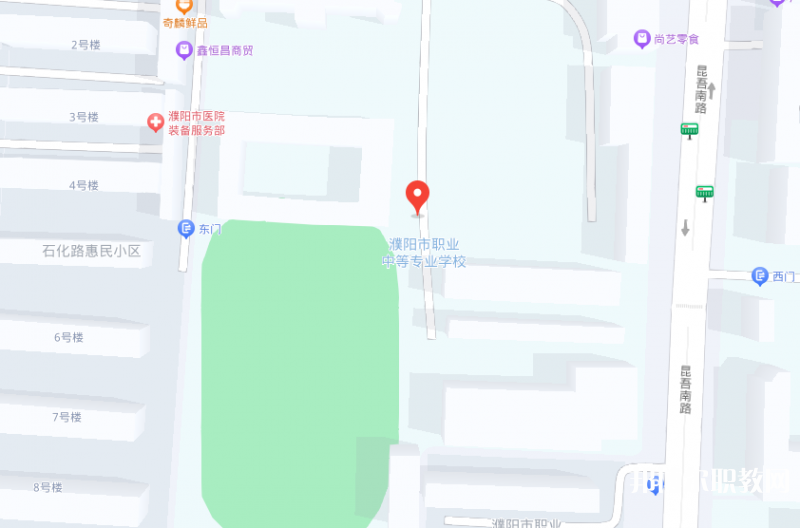 濮陽油田職業中等專業學校地址，乘車路線