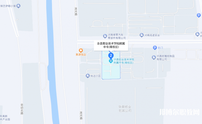 許昌市建安區職業中等專業學校地址，乘車路線