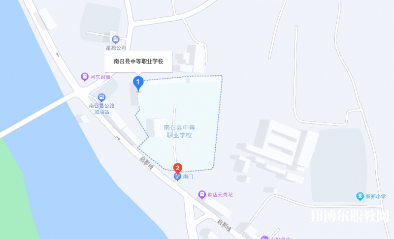 南召縣培英中等職業學校地址，乘車路線