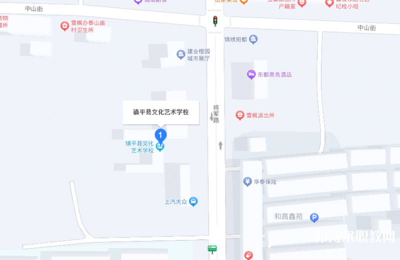 鎮平縣文化藝術學校地址，乘車路線