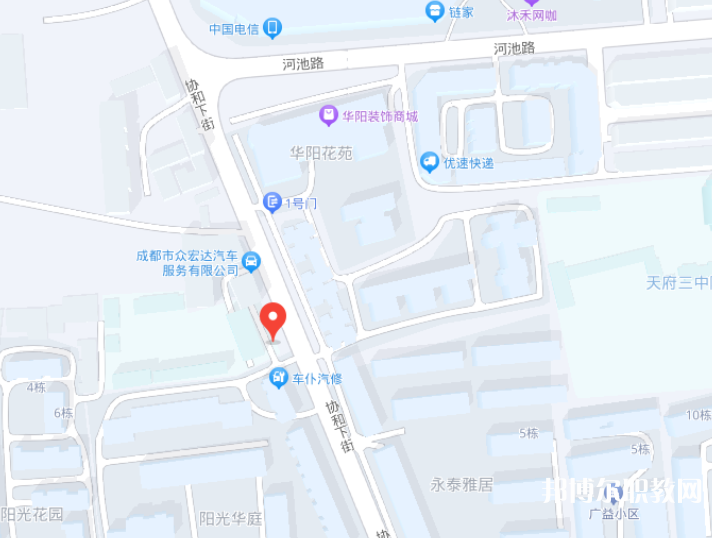 天府成人中等專業(yè)學(xué)校地址，乘車路線 