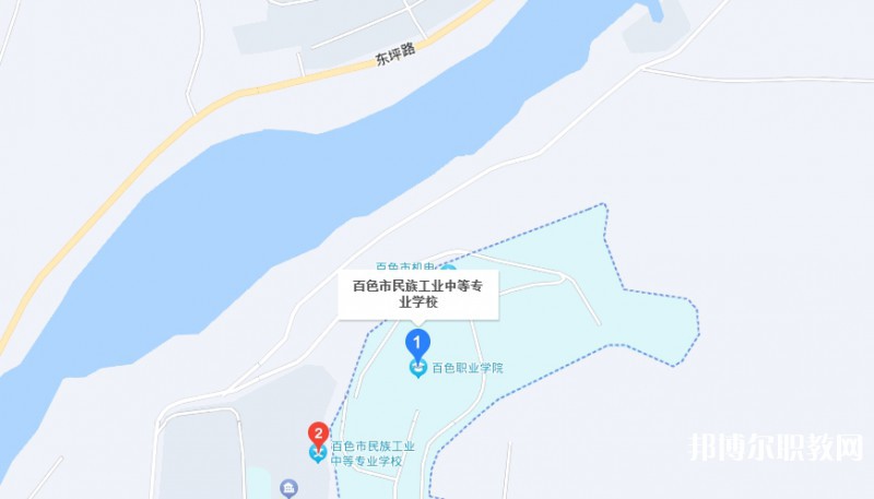 百色市民族工業中等專業學校地址，乘車路線