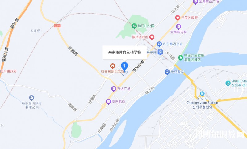 丹東市體育運動學校地址，乘車路線