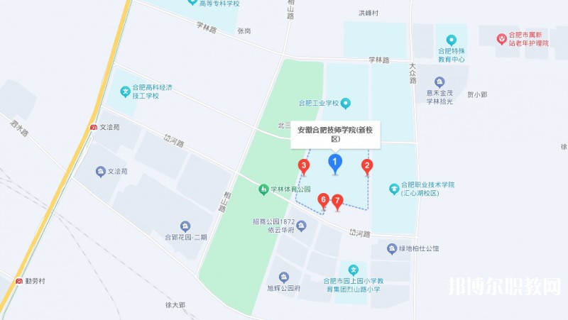 合肥技師學(xué)院地址，乘車路線